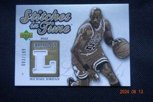 Michael Jordan 2006-07 Chronology Stitches in Time Legend #003/199