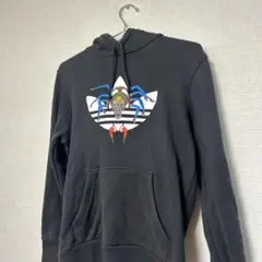 ★希少デザイン★ adidas 田名網敬一　コラボ　パーカー　蜘蛛　ブラック