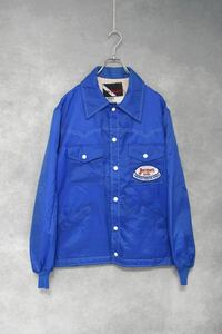 【70s ウエスタンデザイン 】ナイロンコーチジャケット / made in usa / size L / 70年代 アメリカ製 企業物 ウエスタンヨーク