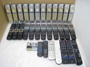 IW-7194S　シャープ パナ 東芝 ソニー他 テレビリモコン・映像用リモコン他 33個まとめて 動作保証付 大量