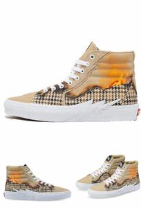 ★激レア USA限定 バンズ Vans SK8-Hi Bolt【Big Reveal Taos Taupe】キャンバス素材 US 9.5インチ 27.5㌢ 新品未使用★