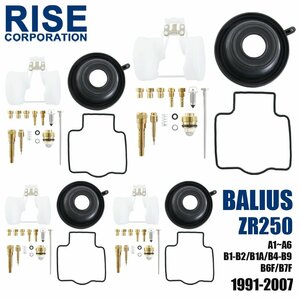 バリオス ZR250 A1～A6 B1～B2 B4～B9 B6F B7F キャブレター リペアキット 燃調キット 純正互換 1台分 オーバーホールキット 修理 社外品