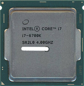 【中古】【ゆうパケット対応】Core i7 6700K 4.0GHz 8M LGA1151 95W SR2L0 [管理:1050001290]