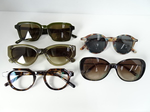 7M448MZ◎IZIPIZI/CHIMI GREEN/CRAP EYEWEAR/TIFFANY&Co. 他 サングラス 5点セット◎中古