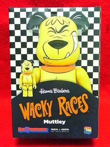 BE@RBRICK Muttley ケンケン 400% &100%/フィギュア ベアブリック チキチキマシン猛レース