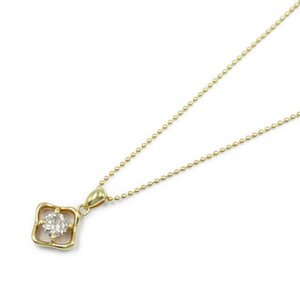 ジュエリー ダイヤモンド ネックレス ブランドオフ JEWELRY K18（イエローゴールド） ネックレス K18 中古 レディース