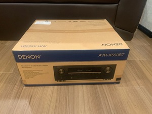 未使用品 DENON デノン AVR-X550BT 5.2ch AVサラウンドレシーバー ブラック