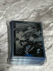 遊戯王 新品未開封 青眼の究極竜 スリーブ 100枚 ラッシュデュエル ジャンプフェスタ限定 yugioh sleeve ブルーアイズ メタリック セット