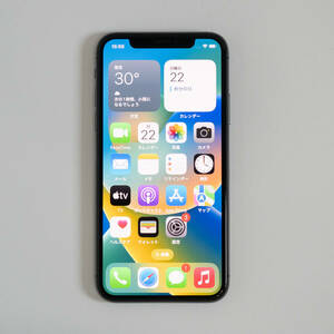 iPhone X 256GB スペースグレイ SIMフリー 送料無料 　純正バッテリ82%