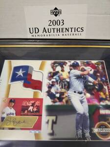 UPPERDECK 2003 UD Authentics memorabilia BASEBALL 直筆サインカード ハンクバーロック HANK BLALOCK 新品未使用