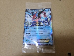 世界100枚限定　ポケモンカード　サトシゲッコウガEX　アニメロゴあり　ポケットモンスターXY&Z　テレビ東京電話抽選キャンペーン　未開封