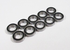 436. 1480zz　ラバーシールエコベアリング　900円/10個外径14mm×内径8mm×厚み4mm