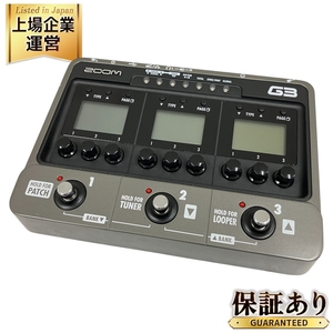 ZOOM G3 アンプシュミレーター マルチエフェクター ギター用 エフェクター 音響機材 オーディオ 中古 O9420005