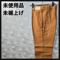 未使用品 未裾上げ パンツ 黄土色 メンズ 73 昭和 70s 80s 日本製