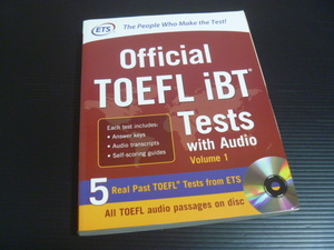 洋書【Official TOEFL iBT Tests with Audio(Volume 1)】ＣＤ付き(未開封)