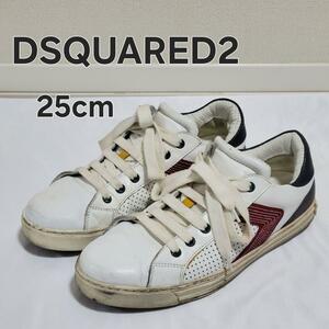 DSQUARED2 ディースクエアード レザー スニーカー 25cm