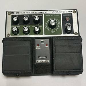 【中古】 BOSS スペースエコー SPACE ECHO ROLAND エフェクター ボス RE-20 動作確認済 箱 取説付き