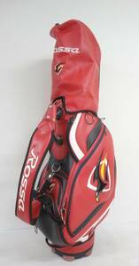 ★即決★TaylorMade Rossa★キャディバッグ★テーラーメイド★ロッサ★CB074R★レッド★ゴルフバッグ★難有★はがれ有★