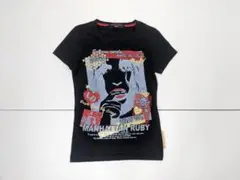 LIZ LISA Doll フェアリー/ゴス/Y2Kプリント Tシャツ