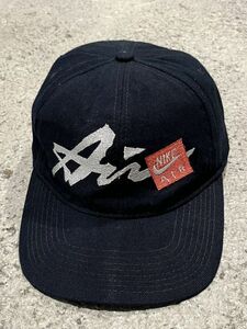 90s NIKE ナイキ AIR CAP 6パネル キャップ CAP スウッシュ アジャスター