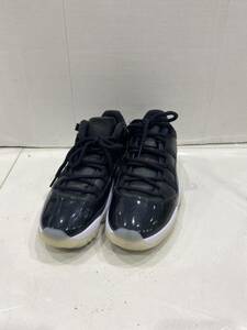 【NIKE ナイキ 】AV2187-001 AIR JORDAN 11 RETORO LOW エアジョーダン11 ブラック 27cm 2311oki