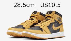 28.5cm Nike Air Jordan 1 High Golf Pollen US10.5 ナイキ エアジョーダン1 ハイ ゴルフ パラン OG Yellow Ochre Travis Scott DQ0660-700