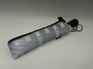 1円~送料無料　Supreme シュプリーム Shed Rain Reflective Repeat Umbrella シェイドレイン 折りたたみ傘 グレー色 2016年 未使用