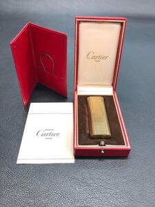 Cartier カルティエ ガスライター オーバル ゴールド　箱付き