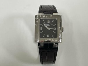 【L37769】christianDior　クリスチャンディオール　D98-1014　クオーツ　レディース　不動品　中古品　付属品無　ベルト汚れ有