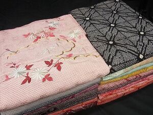 平和屋■総絞り羽織 まとめて 20点 花柄 吉祥柄 駒刺繍 刺繍 着用可能多数 未使用品あり 全て正絹 se1702