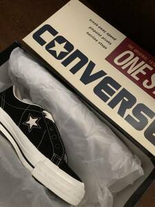 CONVERSE コンバース ONE STAR J VTG CANVAS ワンスター Ｊ ＶＴＧ キャンバス ブラック 25.0cm 新品