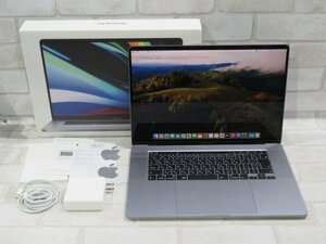 ▲06077 新TNPC6 0458◆ 保証有 Apple MacBook Pro 16-inch 2019 / macOS Sonoma 14.5 / 2.4GHz 8コア i9 / 32GB / SSD:1TB /箱・付属品有