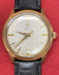 ♯7180【中古品】1970年アンティークＺｏｄｉａｃ（ゾディアック）腕時計手巻きメンズ