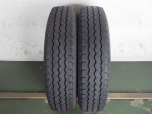 L16517-ブリヂストン G588 225/80R17.5 123/122L 中古 2本セット サマータイヤ 2017年製