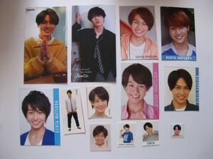 同梱可 travisjapan 松田元太 2013年～ 付録セット MYOJO データーカード シール 厚紙カード デタカ winkup duet 切り抜き