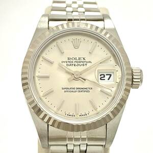 箱 ギャランティ 付 ROLEX ロレックス DATEJUST デイトジャスト 69174 W番 自動巻 レディース 腕時計 2023年8月 OH 新品仕上げ 済