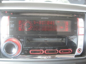 ★ダイハツ純正オプション 2DIN CD MDプレーヤー ケンウッド DPX50MDD(DPX-50MD)★AUX/FM/AM ラジオ 電源カプラー付★K8469P E-27E