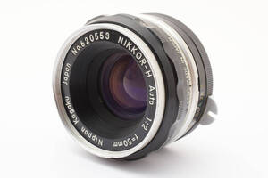 ★実用品★ ニコン NIKON NIKKOR-H AUTO F2 50mm Cなし NIPPON KOGAKU 前期 単焦点 #453AR