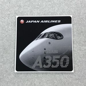 JAL AIRBUS A350 ステッカー 　日本航空 エアバス シール 非売品 就航記念　①