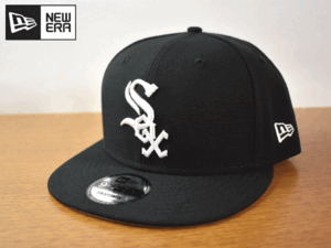 K457《未使用品》NEW ERA ニューエラ 9FIFTY【フリーサイズ】MLB CHICAGO WHITE SOX ホワイトソックス フラット 帽子 キャップ USモデル