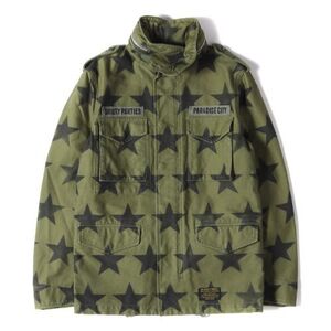 キムタク着 希少 WACKO MARIA M-65 STAR FIELD COAT ミリタリー フィールド ジャケット ワコマリア S カーキ