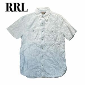 RRL ダブルアールエル ラルフフローレン 半袖シャツ デニム 170/92A M 古着