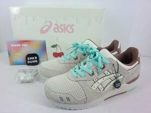 A3427 asics Nice Kicks GEL-LYTE Ⅲ サイズ27cm アシックス スニーカー 靴 白 アイボリー 