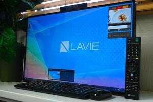 ★☆大画面27型フルHD/LAVIE A27シリーズ/第10世代Corei7/32GB/激速 PCIeGen4＋HDD/Office/W録画対応3波TV/Blu-ray/ハイレゾ/HDMI/a278☆★