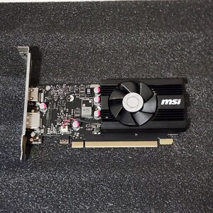 MSI GEFORCE GT1030 2GB GDDR5 補助電源不要 動作確認済み PCパーツ グラフィックカード PCIExpress