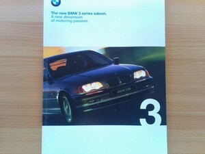 即決 BMW E46 3シリーズ 1998年モデル 日本語 ドイツ製カタログ本 保存版