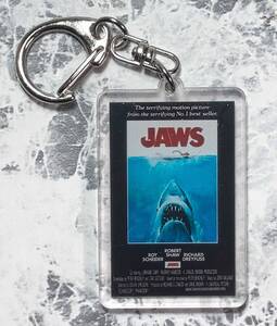 「JAWS/ジョーズ/スティーブン・スピルバーグ　シアター ミニポスター型 アクリル キーホルダー」tface-g 【タグ：映画、アクセサリー】