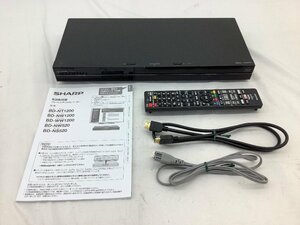 SHARP ブルーレイディスクレコーダー/AQUOS BD-NW1200 動作確認済 2017年製/B-CAS無し 中古品 ACB