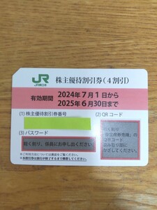 JR東日本 株主優待割引券(４割引)