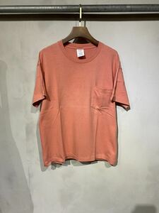 【即決】OLD GAP オールドギャップ ポケットTシャツ サーモンピンク　usa アメリカ製 古着